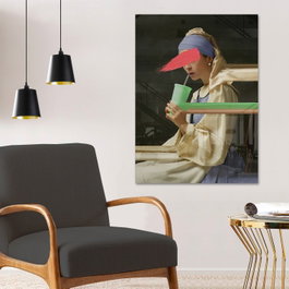 Wallity Cuadro Decorativo de Vidrio Templado Multicolor 70 x 100 cm